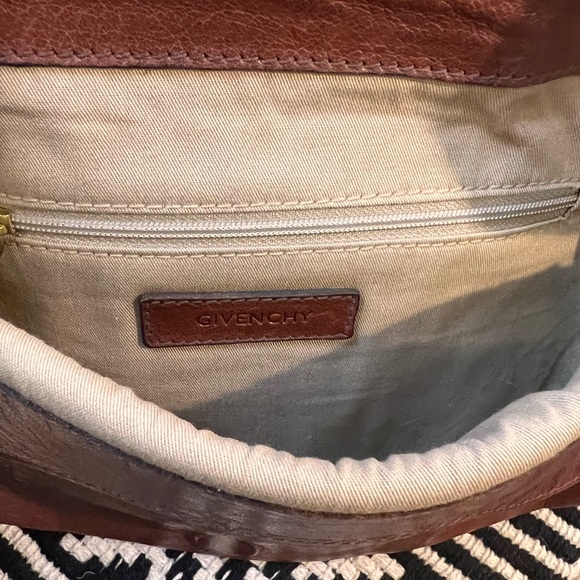 Givenchy. Cognac brown wristlet or clutch- - Picture 4 of 5